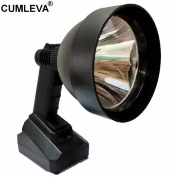 Сверхмощный светодиодный охотничий прожектор CREE XPH70, 50 Вт, сверхмощный светодиодный охотничий фонарь из АБС-пластика, перезаряжаемая светодиодная охотничья лампа 8,4 В, 9600 мАч