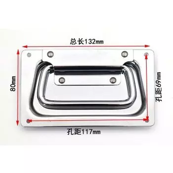 Сверхпрочная Складная ручка для воздушного ящика со встроенной и утолщенной крышкой, ручка-кольцо, деревянная ручка для ящика для инструментов