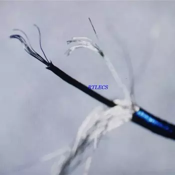 Сверхтонкий двухъядерный коаксиальный кабель, 5 метров, 0,6 мм, 2 ядра