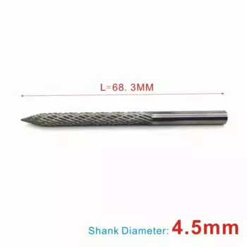 Сверхтвердые твердосплавные фрезы, Ротационные заусенцы, пневматическое сверло из углеродистой стали, патч-заглушка, инструмент для ремонта шин в гараже, 1 шт.