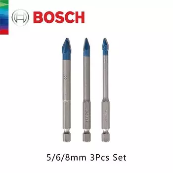Сверла Bosch HEX-9 для керамики 3/4/5/6/7/8/10/12 мм