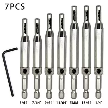Сверла для пилотных отверстий ZeXinChen 1/3/4/7 шт.