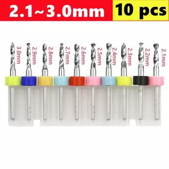 Сверла карбидные JWXZ 0,1-3,0 мм