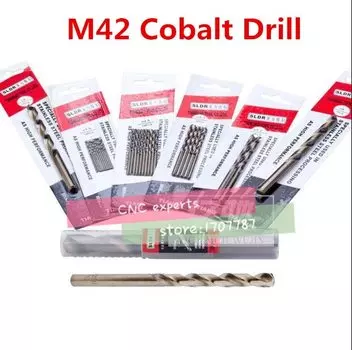 Сверла KAVTECNC TOOLS спиральные HSS-CO M42 10 шт. 0,3-3,0 мм