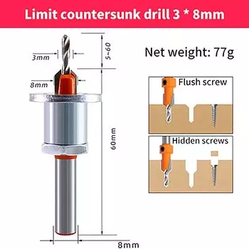Сверло для дерева JETTING 6*0,8 см