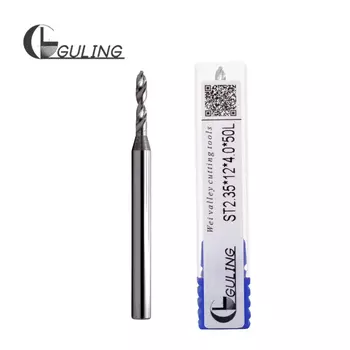 Сверло GULING из вольфрамовой стали с хвостовиком 4 мм, 0,3, 0,4, 0,5, 0,6, 0,7, 0,8, 0,9, 1,0, 1,1, 2,0, 2,2, 3,0, 3,3, 3,4, 3,5, 3,6, 4,0