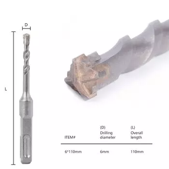 Сверло HAMPTON SDS Plus 6-16 мм