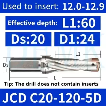 Сверло JCD 10-25 мм для вставки HCD DEMK