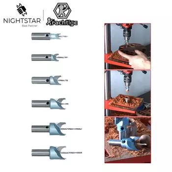 Сверло колонковое Krachtige 10 мм, 6 мм/8 мм/10 мм/12 мм/15 мм/20 мм