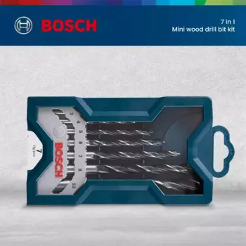 Набор сверл по дереву Bosch 7 шт., 3-10 мм