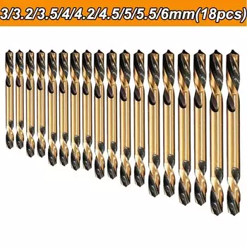 Сверло с двумя головками с двойными краями