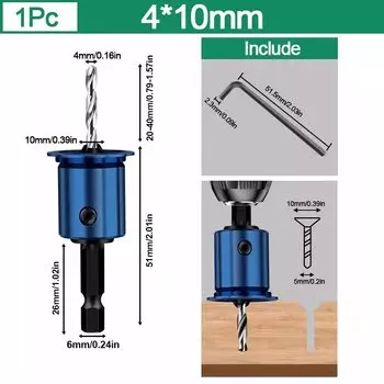 Сверло с потайной головкой Conboom 8 мм/10 мм