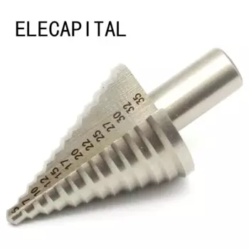 Сверло ступенчатое коническое BOVAMO 13 шагов 5-35 мм