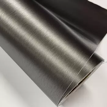 Светильник, черный матовый винил, темно-серый металлик, матовая алюминиевая виниловая пленка для отделки автомобиля, наклейка для автомобиля, украшение из фольги, 6 размеров на выбор