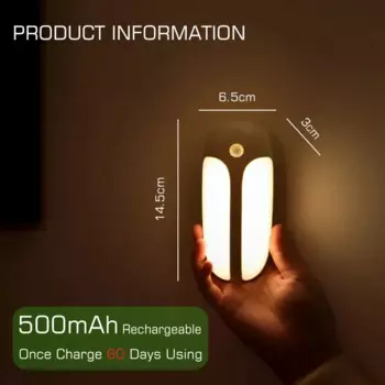 Светильник настенный с зарядкой от USB и датчиком движения