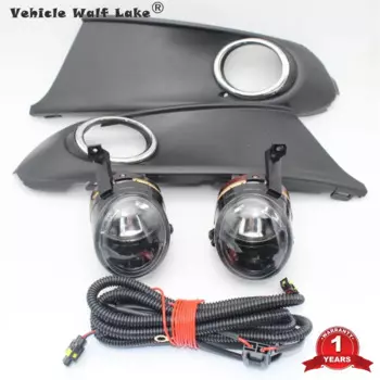 Светильник РА для VW Polo, Vento, Sedan, Saloon 2011, 2012, 2013, 2014, 2015, 2016, галогенсветильник противотуманная фара, противотумансветильник фара, решетка и проволочная сборка