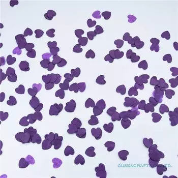 Светло-голубое сердцеобразное конфетти GSCRAFTS для свадьбы и дня рождения