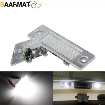 Светодиодная база освещения номерного знака CANBUS для Volkswagen Touran 2003-2010, Jetta 2005-2010, Skoda Superb 2002-2008 VW номерная лампа