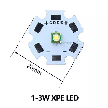 Светодиодная бусина HotRed 3W 5W 10W 18W для фонарей