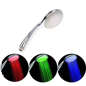 Светодиодная душевая лейка Ninth World 3 цвета