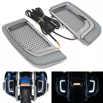 Светодиодная фара для мотоцикла, нижняя фара для шин 14-19 CVO Street Glide Electra Road Glide Ultra FLHTK Ultra Limited