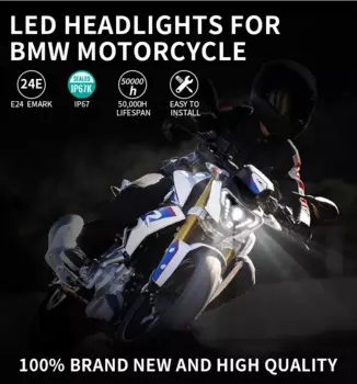 Светодиодная фара G310R для BMW G310R 2016-2021 G310GS 2018-2021, сменный комплект налобных фонарей, водонепроницаемая, IP67, одобренная марками E24