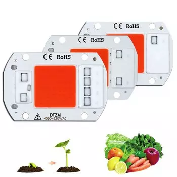 Светодиодная фитолампа BING&SEN, полный спектр, 5-50 Вт