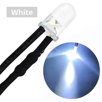 Светодиодная гирлянда HVIERO 5mm Round 20см тёплый белый