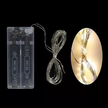 Светодиодная гирлянда из пластика 2 метра