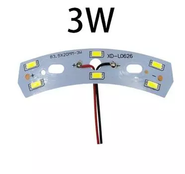 Светодиодная лампа 3 Вт теплый желтый белый