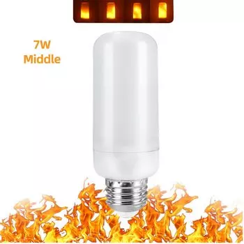 Светодиодная лампа Aimkeeg с эффектом пламени E27 3-11Вт