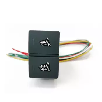 Светодиодная лампа, автомобильный двойной переключатель, передняя противотуманная лампа, кнопка нагрева рулевого колеса с проводом для Honda CRV URV AVANCIER, городские аксессуары