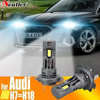 Светодиодная лампа Canbus для фар Audi A1 A3 8l 8p 8V A4 B9 TT Mk2, 6000 К, 12 В, 55 Вт