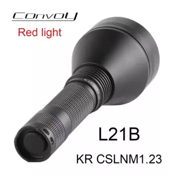 CONVOY L21B KR CSLNM1.23 красный фонарь 21700