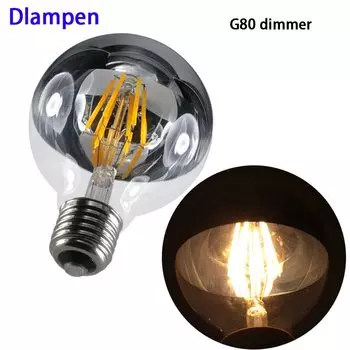 Светодиодная лампа dlampen G80 E27 6 Вт