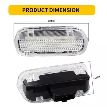 Светодиодная лампа для двери, 2 шт., для VW Passat B6 B7 CC Golf 6 7 MK5 MK6 Tiguan Scirocco Seat