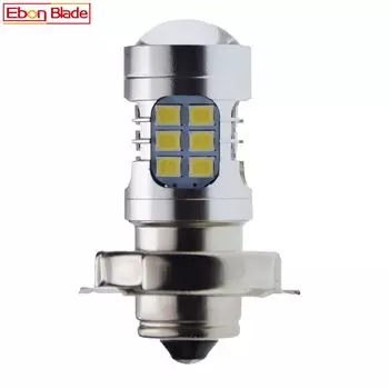 Светодиодная лампа для мотоцикла, 6 в, 6 В переменного тока, P26S, 3030, 30 SMD, 6000K, для скутера, квадроцикла, UTV, передняя фара