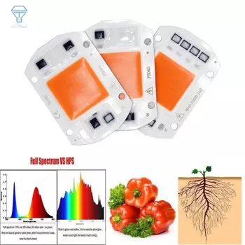 Светодиодная лампа для растений warm and happy 5Вт/10Вт/20Вт/30Вт/50Вт