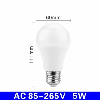 Светодиодная лампа DSELCHUN E27 холодного белого цвета 5/7/9/12Вт для сада