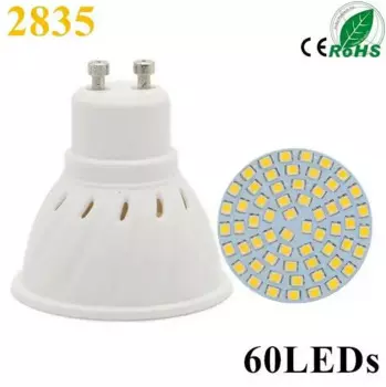 Светодиодная лампа E27 E14 MR16 GU10 B22 220V Bombillas, светодиодная лампа, прожектор 48 60 80 LED Lampara Spot Grow Plant Light