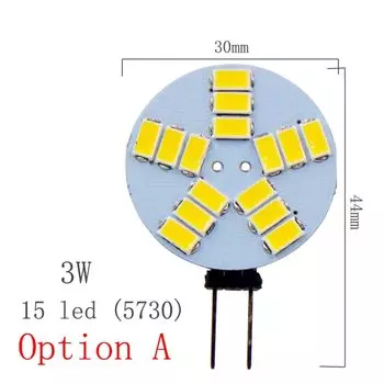 Светодиодная лампа G4 Mr.white 12В 2/3/5Вт теплый/холодный белый свет