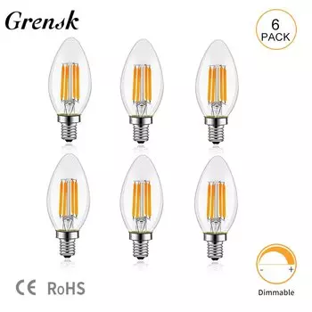 Светодиодная лампа Grensk C35 E14 4Вт/6Вт теплый/холодный белый