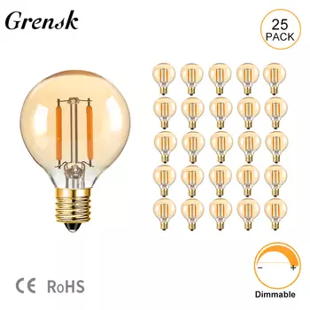 Светодиодная лампа Grensk G40G 1,5Вт E14 220V тёплый свет