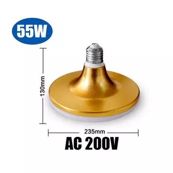 Светодиодная лампа Heetech E27 холодный белый 15-55Вт