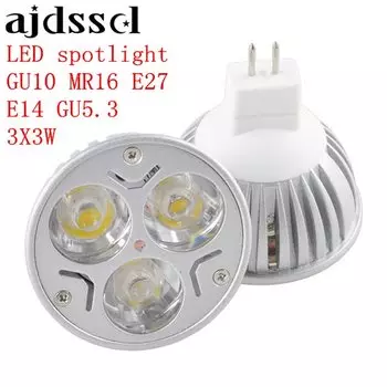 Светодиодная лампа MR16 ajdsscl 3x3W dimmable