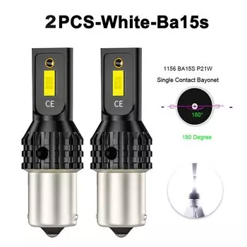 Светодиодная лампа Nlpearl 2x1156 BA15S P21W LED 1157 T15 W16W T20 T25 Canbus 7440 лм 3156 3157