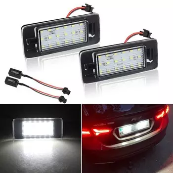 Светодиодная лампа номерного знака для Chevrolet Equinox 2018-2020 Malibu 16-20 Suburban 15-19 Tahoe 15-19, белая подсветка номерного знака в сборе