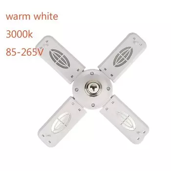 Светодиодная лампа oobest E27, 30 Вт, складная, 3/4 листа