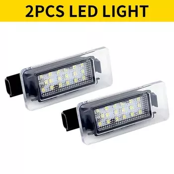 Светодиодная лампа освещения номерного знака Canbus для Nissan Serena C27 Altima Suzuki Landy Dacia Duster 265108990 E Автомобильные аксессуары