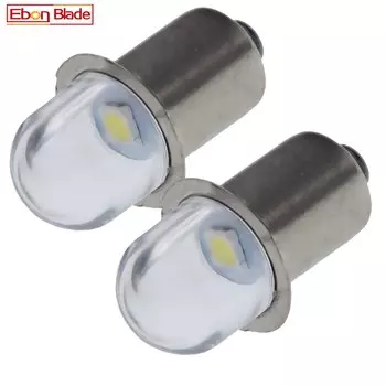 Светодиодная лампа P13.5S PR2 PR3, сменная лампа 2835 1 SMD, 3 в, 4,5 В переменного тока, 6 в, 12 В, 18 в, теплый белый свет 4300K, 6000K, для фонарь онарика, рабочего освещения, пара